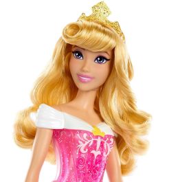 Mattel Hlw09 Muñeca Princesa Aurora La Bella Durmiente de moda articulada con vestido y tiara Disney Princess +3 años