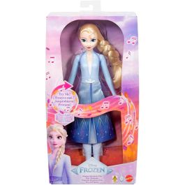 Mattel Muñeca Elsa Musical En Inglés JDL60 Disney Frozen Cantando Let It Go +3 Años