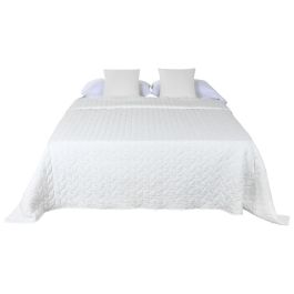 Colcha Cottage DKD Home Decor Blanco Roto 260 x 240 cm