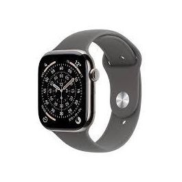 Apple Watch Series 11 GPS + Cellular 42mm Natural Titanium Case con Stone Grey Sport Band M/L Precio: 842.69000057. SKU: B17CKXM2VP
