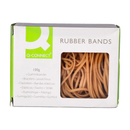 Q-connect Gomillas elásticas 100 gr numero 7 70 x 2 mm