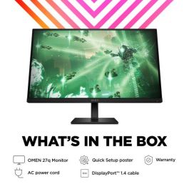 HP OMEN by HP 27 inch QHD 165Hz Gaming Monitor - OMEN 27q HP OMEN by HP 27 inch QHD 165Hz Gaming Monitor - OMEN 27q