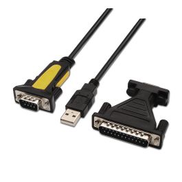 AISENS - CONVERSOR USB A SERIE, TIPO A/M-RS232 DB9/M DB25/M, NEGRO, 1.8M Precio: 7.69000012. SKU: S0236508