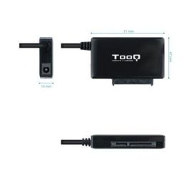 Tooq TQHDA-01A Adaptador USB 3.1 Gen1 a SATA para Discos Duros 2.5" 3.5" con Alimentación 12V para HDD hasta 4TB Tooq TQHDA-01A Adaptador USB 3.1 Gen1 a SATA para Discos Duros 2.5" 3.5" con Alimentación 12V para HDD hasta 4TB