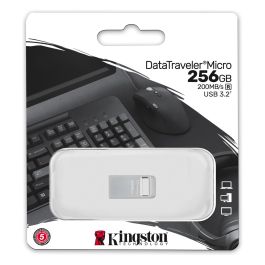 Memoria USB Kingston DataTraveler DTMC3G2 256 GB Negro Plateado 256 GB