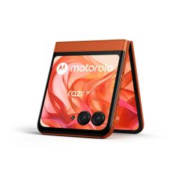 Motorola razr 50 5G Dual SIM, Pantalla Plegable 6.9" pOLED + Externa 3.63", 50MP, 8GB RAM, 256GB Almacenamiento, IPX8, 4200 mAh Naranja