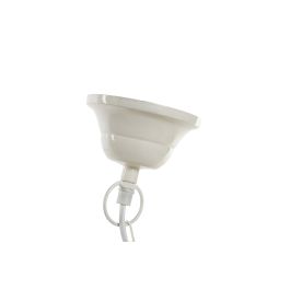 DKD Home Decor Lámpara de Techo Moderna de Metal en Tono Plateado, Para 1 Bombilla E27, Máx. 50W, Medidas: 46x23x46 cm