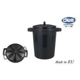 Dem Cubo de Basura con Tapa 50L Negro 55x41x54 cm (3 Unidades) Precio: 28.49999999. SKU: B19LV476EN