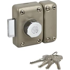 Yale YV25DE-45 Cerradura doble cilindro 5 pines 23mm - 45mm - 4 llaves - Beige para puertas madera, metal, PVC, aluminio Precio: 54.94999983. SKU: B1GFT98JHN