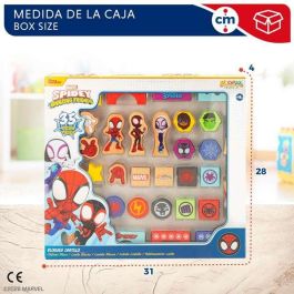 Juego de construccion de madera spidey amazing friends & friends con 50 piezas