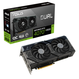 ASUS Dual -RTX4070TIS-O16G NVIDIA GeForce RTX 4070 Ti SUPER 16 GB GDDR6X