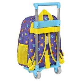Mochila Escolar con Ruedas SuperThings Guardians of Kazoom Morado Amarillo (27 x 33 x 10 cm) Mochila Escolar con Ruedas SuperThings Guardians of Kazoom Morado Amarillo (27 x 33 x 10 cm)