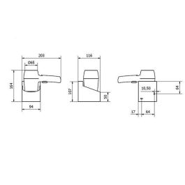 Secador de Pelo Jofel Blanco 1200 W Soporte de Pared