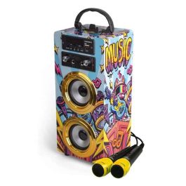 World Brands Karaoke Music Star con 2 Micrófonos