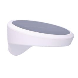 Edm Aplique Solar 2W 200lm 6500K con Sensor Blanco 31 Leds IP44