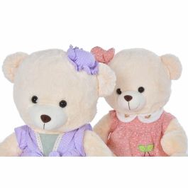Peluche Kids DKD Home Decor Rosa Lila 20 x 50 x 42 cm (2 Unidades) Peluche Kids DKD Home Decor Rosa Lila 20 x 50 x 42 cm (2 Unidades)