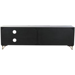 Mueble Tv Colonial DKD Home Decor Negro 40 x 50 x 160 cm Mueble Tv Colonial DKD Home Decor Negro 40 x 50 x 160 cm