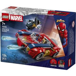 Lego Juego de Construcción Coche de Spider-Man vs. Lobezno Venomizado Super Heroes Marvel Niños +6 Años