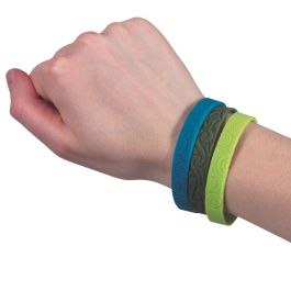 Jet Lag Pulsera Silicona Citronela Jet Lag Antimoustique Repelente Mosquitos Tallas S/M y L Colores Surtidos