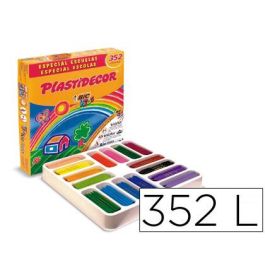 Plastidecor Ceras Kids Especial Escuelas 16 Colores Surtidos Caja 352 Ud