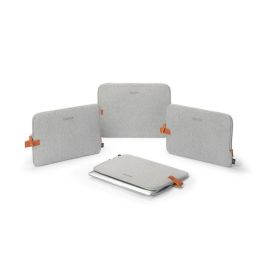 Dicota Skin URBAN sleeve, Funda de Neopreno y Poliéster Reciclado, Gris, para MacBook 14"