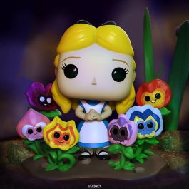 Funko 70th Alice with Flowers - Figura POP Disney Alicia en el País de las Maravillas - Vinilo 9cm