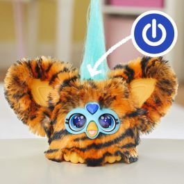 Hasbro Mini Furby Furblet Ty - Bee Juguete Electrónico con Clip de Llavero, Más de 45 Melodías K-pop y Sonidos Divertidos
