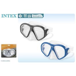 Intex Gafa de Buceo Reef Rider Silicona para Mayores de 14 Años (Modelos Surtidos)