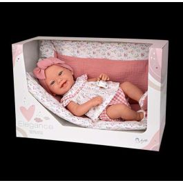 Muñecas Arias Muñeca Zoe 42 cm Rosa c/Manta Cuerpo Vinyl Sexo Niña Español