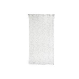 Cortina Romantico DKD Home Decor Blanco 260 x 140 cm (2 Unidades)