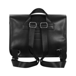 Betty Boop Bolso-Mochila Satchel Motor Love Negro PVC 27 x11,5 x20 cm