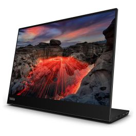 Lenovo ThinkVision M14t Gen 2 Monitor Portátil 14" IPS Touch 2.2K (2240x1400) 60Hz 6ms USB-C Negro - Incluye Base y Certificación Eyesafe