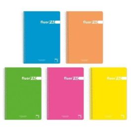 Pacsa Cuaderno Fluorpac 80H Folio 90 gr 4x4 mm Tapas Pp Pack 5 Ud Colores Surtidos Precio: 13.50000025. SKU: S8414680