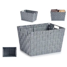 Cesta de Tela Conica con Asas Grande Gris Kipit 25x20.5x35 cm (12 Unidades) Precio: 60.5899998. SKU: B12SEJR5HB