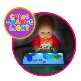 Muñeco nenuco smart school 35 cm con mesa de luz multicolor y accesorios translucidos