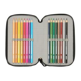 Safta Plumier Escolar Triple Cremallera 37 Piezas Avengers 195x125x55 mm