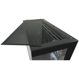 LC-Power LC-715B-ON Midi Tower PC Negra ATX/micro ATX/Mini-ITX con Ventana Lateral de Vidrio Templado y RGB para Juego