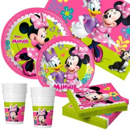 Set Artículos de Fiesta Minnie Mouse Happy Deluxe 89 Piezas 16