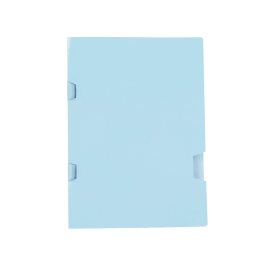 Liderpapel Subcarpeta Folio Azul Tres Uñeros Plastificada 160g/m2