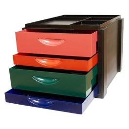 Modulo Olef 4 Cajones Mixtos (2 Grandes + 2 Pequeños) Color Negro/Opacos Precio: 36.49999969. SKU: B1CNLK22HM
