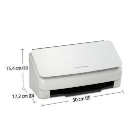HP ScanJet Pro N4000 snw1 Escáner Alimentación de Hojas, Velocidad de 40 ppm/80 ipm, ADF de 50 páginas