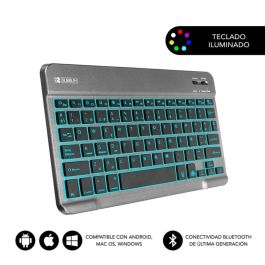 SUBBLIM Teclado Smart Backlit BT Keyboard Grey Precio: 19.49999942. SKU: B18C6K9Q4J