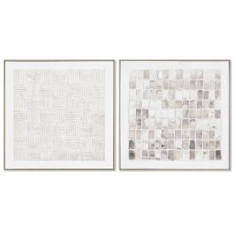 Cuadro Urban DKD Home Decor Beige Blanco 4.5 x 81.5 x 82.5 cm (2 Unidades)