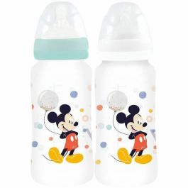 Set de 2 biberones THERMOBABY MICKEY COOL - 360ml - Anti cólicos - Flujo 3 posiciones