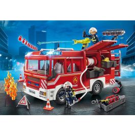 Playmobil Camión Bomberos Ciudad Acción con 2 Bomberos y Herramientas Juguete para Niños Mayores de 4 Años Precio: 77.50000027. SKU: S7168723