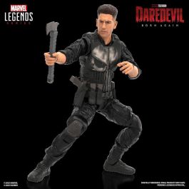 Hasbro Figura Marvel Legends Punisher Born Again Daredevil 15cm Articulada con 5 Accesorios