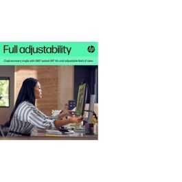 HP Webcam Video FHD 1080P, 30 FPS, Compatible con Windows Hello, Corrección Automática de Luz y Fondo, Micrófonos con Reducción de Ruido - 625