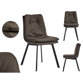 Sillon Gris Respaldo Con Botones Con Borde Gris Giftdecor 62X85CM (2 Unidades) Precio: 183.79000002. SKU: B1JAFZXVYL