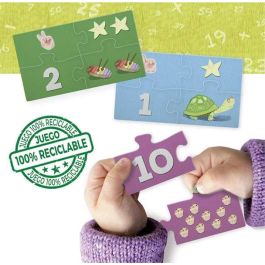 Educa Juego de Aprendizaje Aprender es Divertido Los Números con 40 Piezas Encajables, Didáctico para Niños y Niñas de 3 a 5 Años