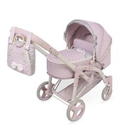 Decuevas Coche de Muñeca Plegable 3 en 1 para Muñecas hasta 48 cm Edad 3+ Metal Plástico Poliéster